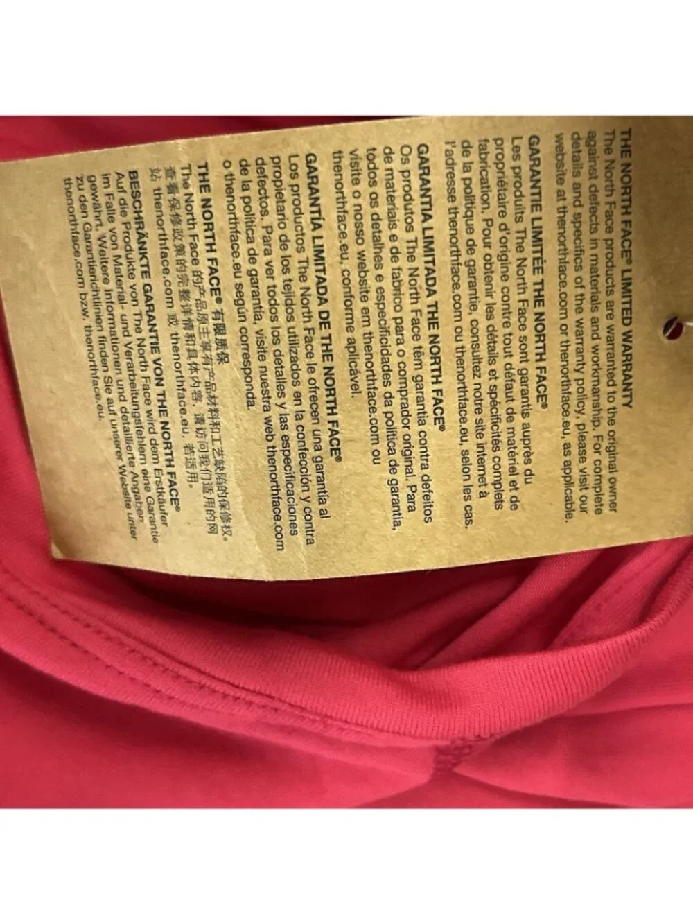 The North Face Women’s L Pink Abstract Logo Crew Neck Short Sleeve T-Shirt NWT - Picture 6 of 11